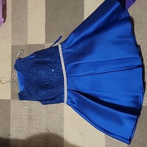 Juliet, Small, Dark Blue with silver belt